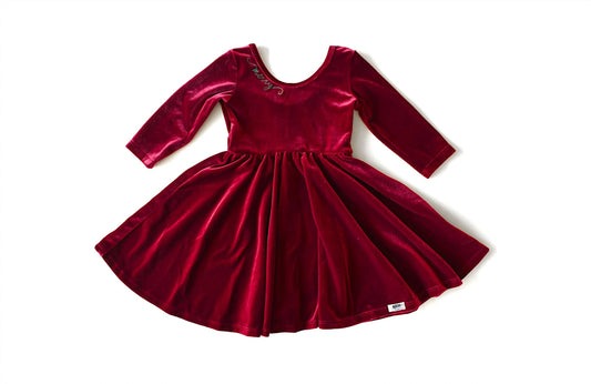 Worthy Threads - Christmas Holiday Twirly Dress