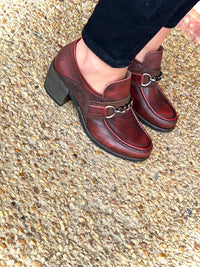 Casta - PALMER STACKED HEEL LOAFER