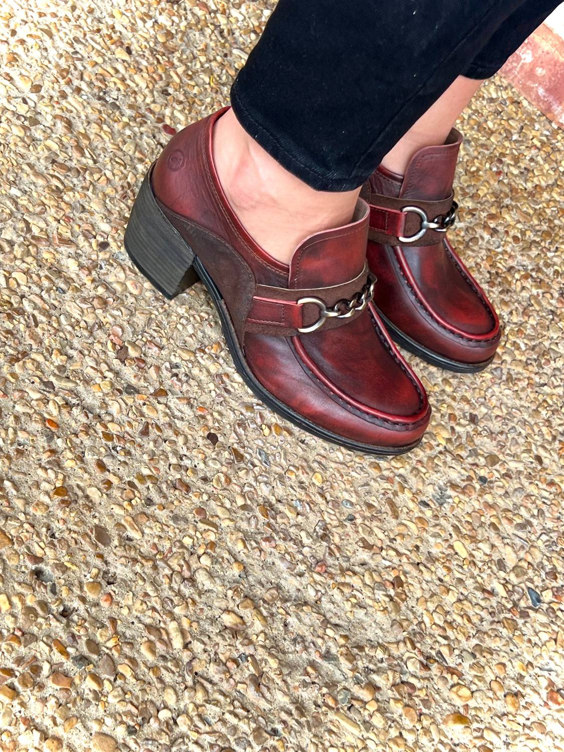 Casta - PALMER STACKED HEEL LOAFER