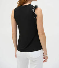 Joseph Ribkoff - Soleil Silky Knit And Chiffon Fitted Top