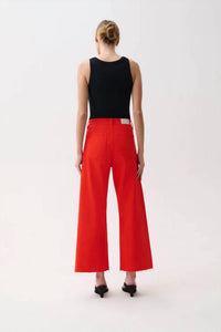 Pistola - Penny Crop High Rise Wide Leg Jean