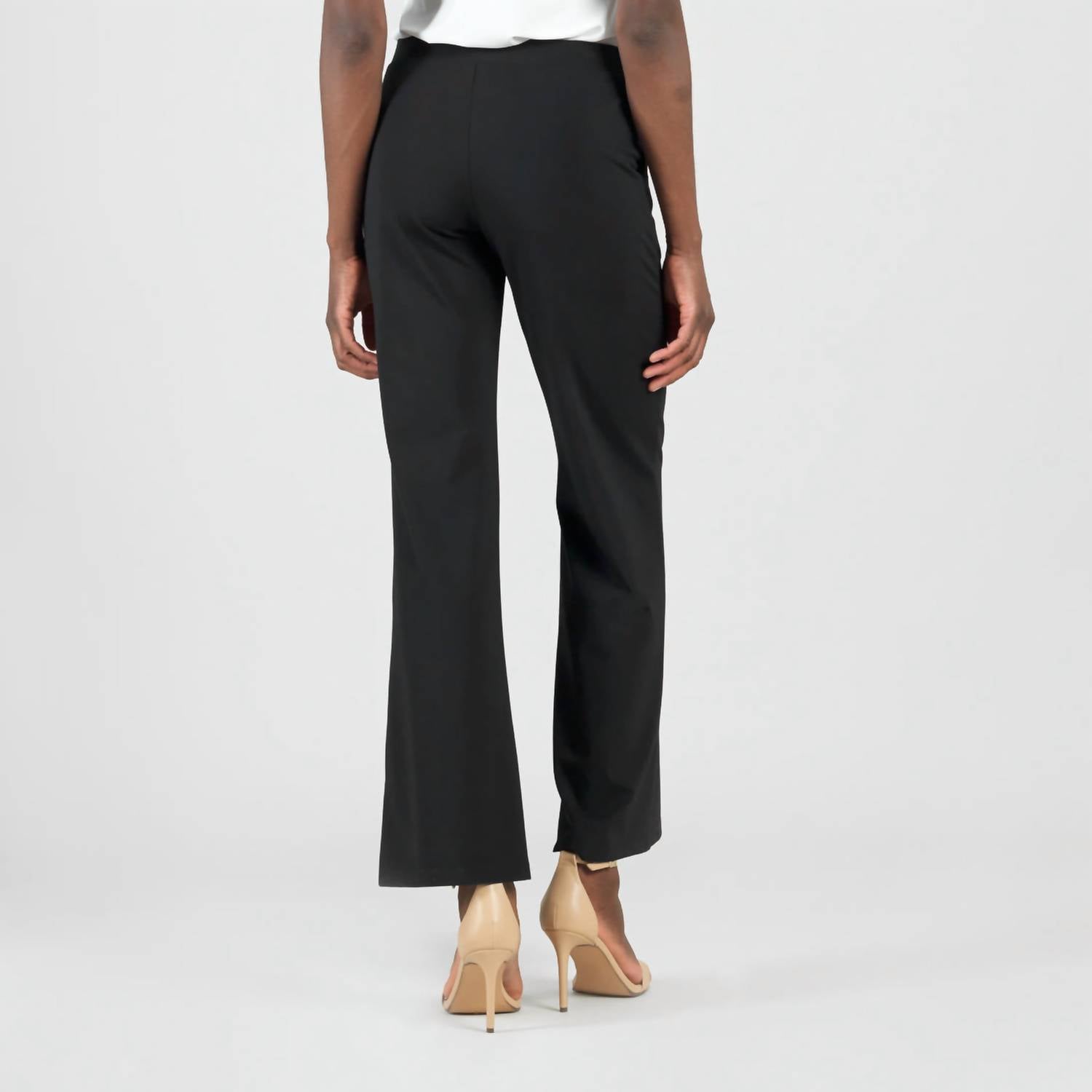 Clara Sun Woo Loose Leg Pocket Pant in black - women's pants - alternate view