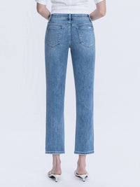 Vervet By Flying Monkey - Mid Rise Ankle Slim Straight Jeans