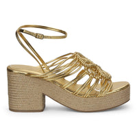Love Rio - Women's Marigold Strappy Rope Wedge