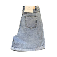 Q2 - Vintage High Rise Baggy Denim Shorts