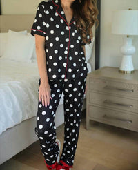 Jess Lea - Dotty Darling Polka Dot Ruffle Pajama Set