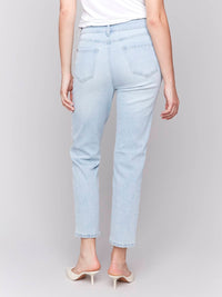 Charlie B - Pearl Appliqué Slim Leg Pant