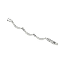 Brighton Women's Meridian Orbit Link Bracelet in silver - women's jewelry - alternate view