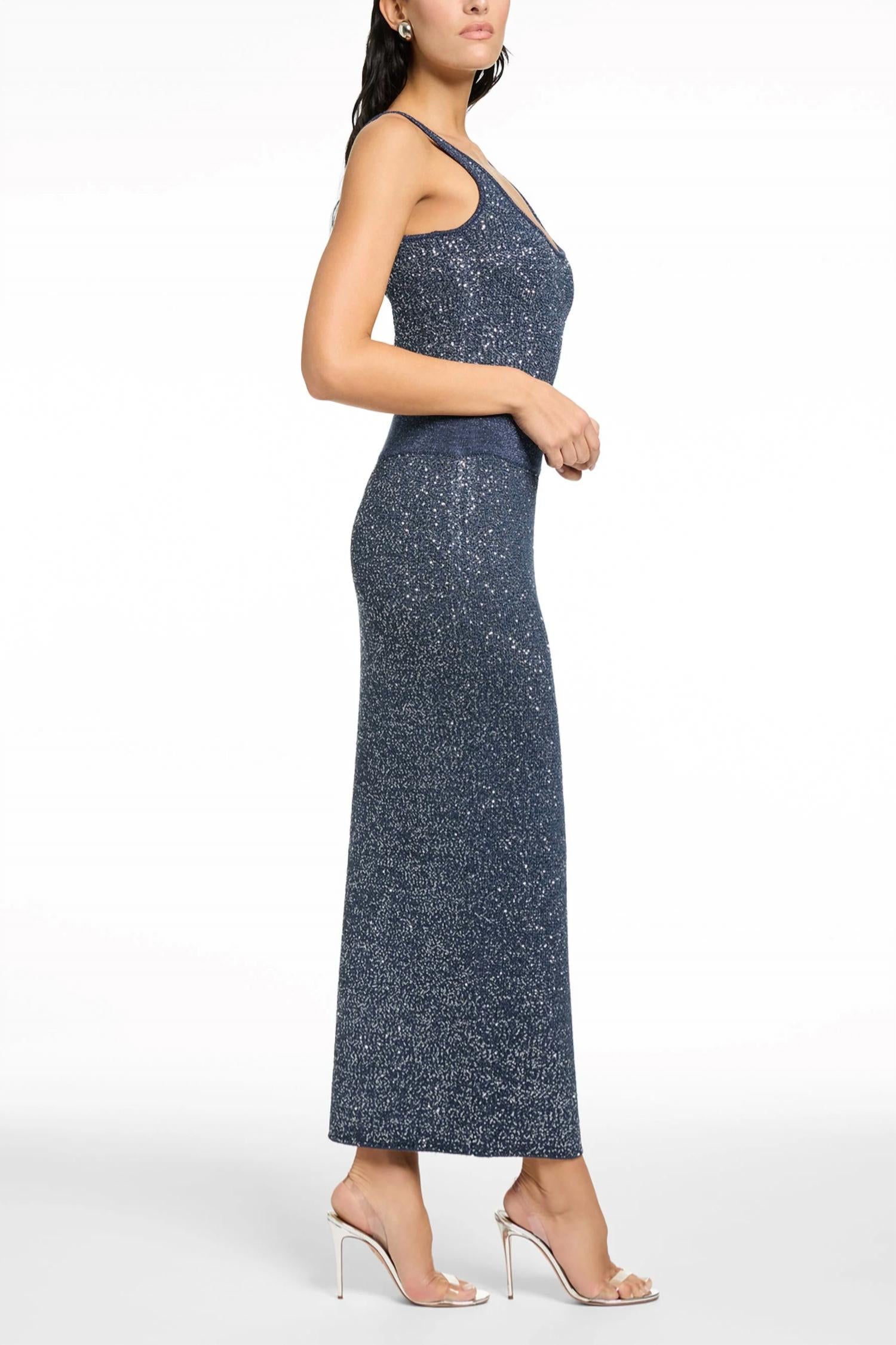 TOCCIN Alisha Midi Skirt in outer space - women's skirt - view 4