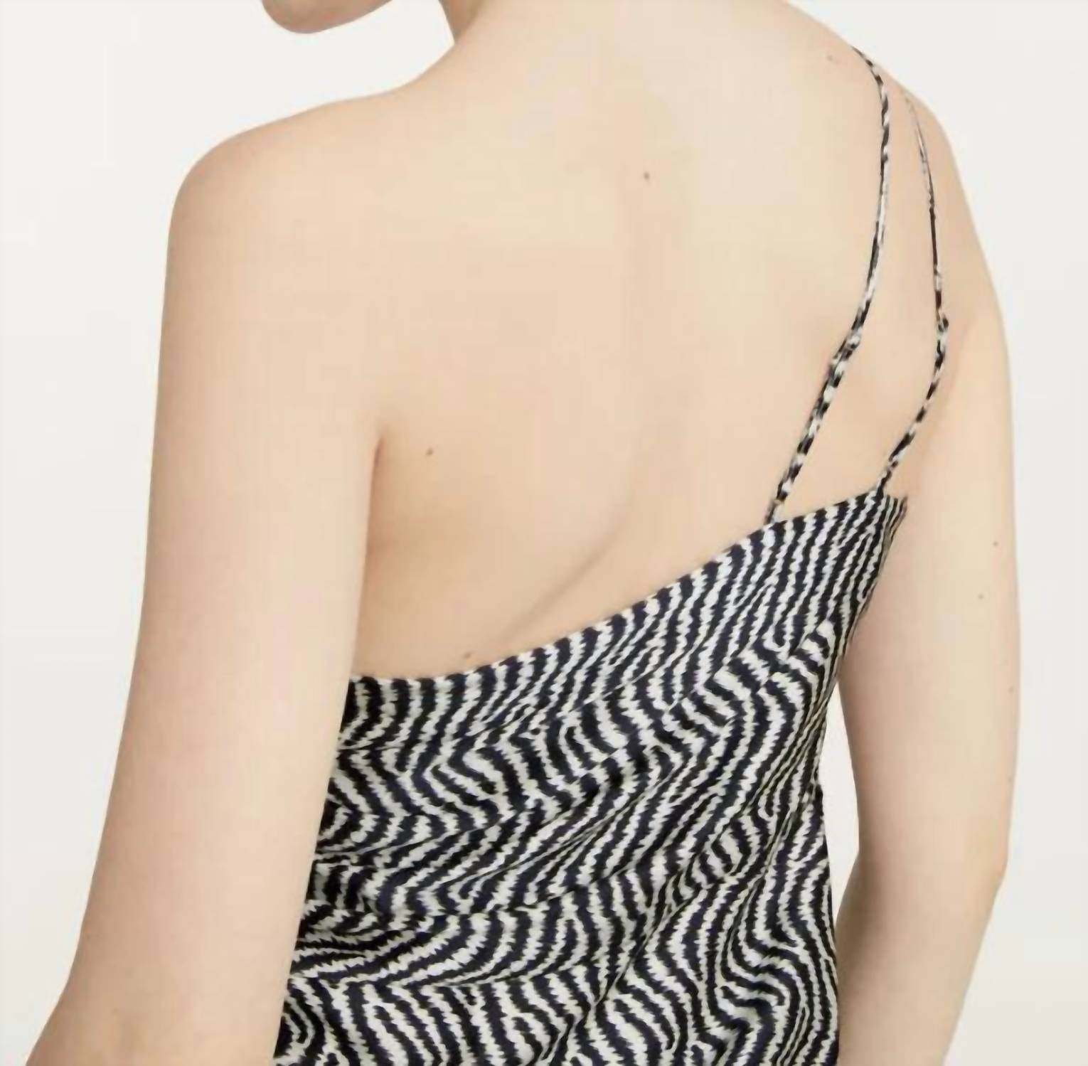 Cinq A Sept - Christel One Shoulder Asymmetric Midi Dress