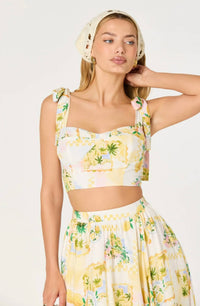 Astr - Kaleigh Top And Midi Skirt Set
