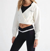 Revyve Active - Cropped V-Neck Hoodie