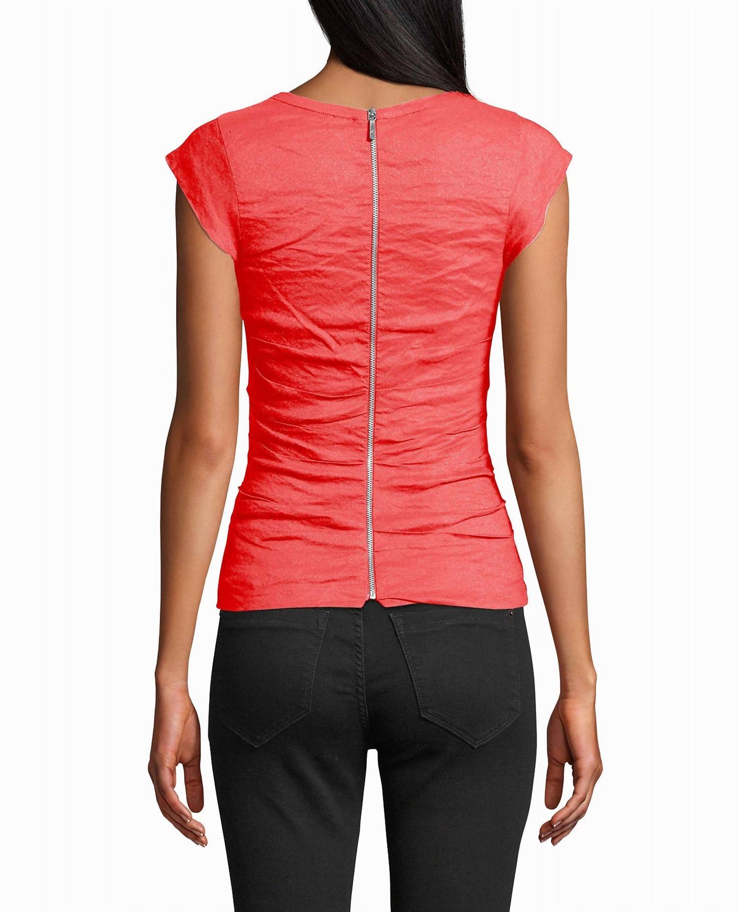 Nicole Miller - Cotton Metal Logan Top
