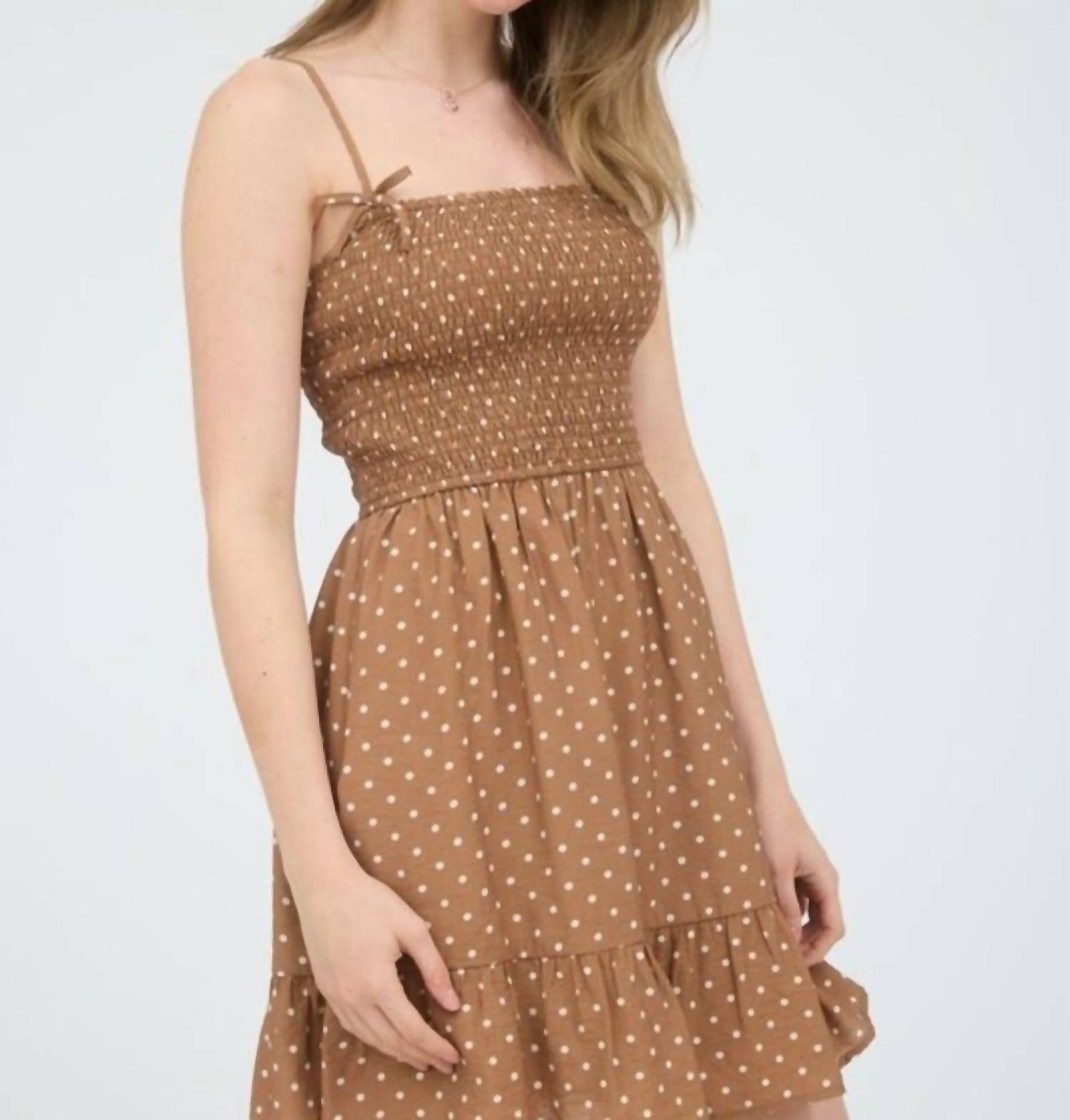 Blu Pepper - Polka Dot Mini Dress