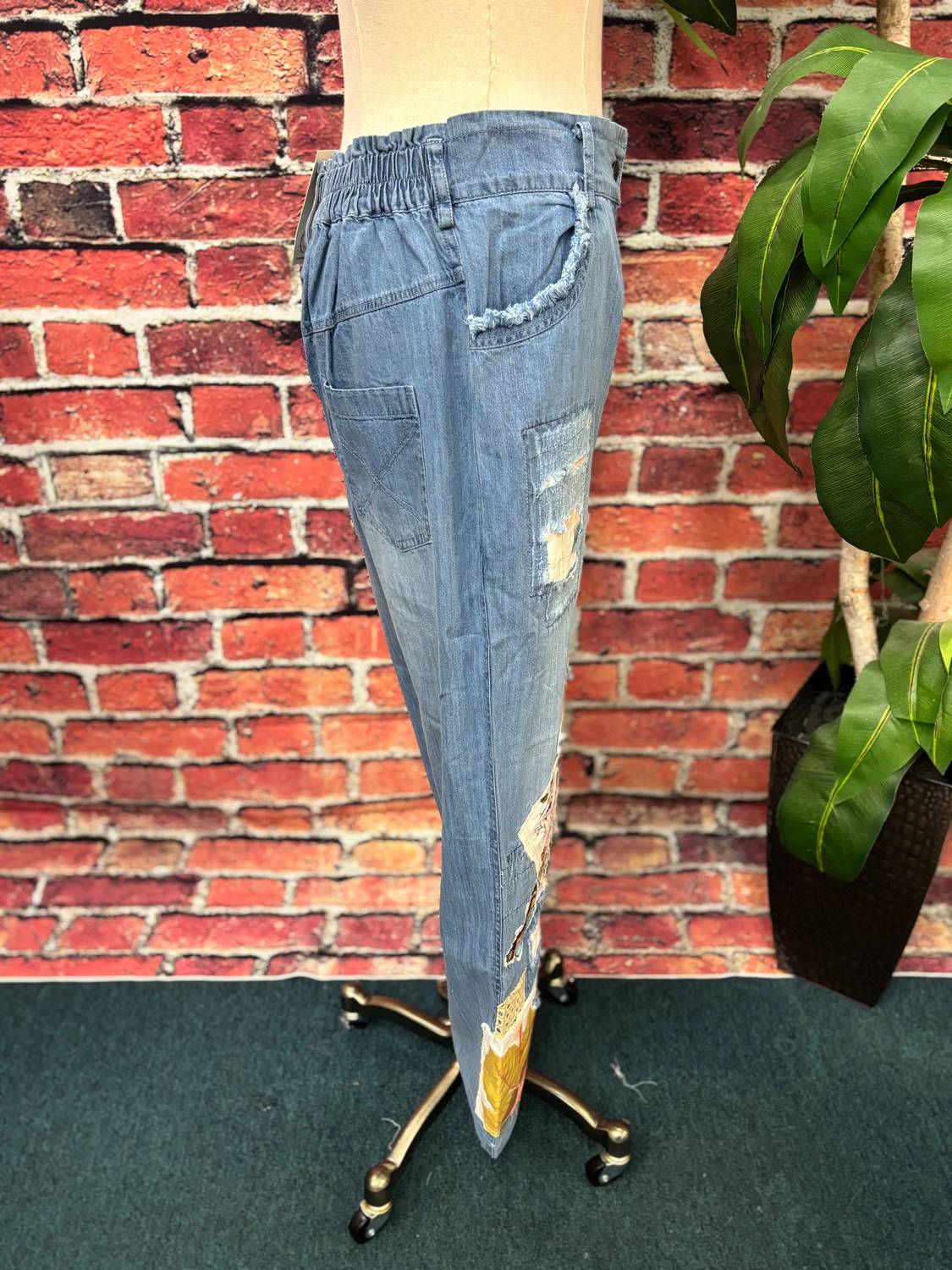 Paperlace - Butterfly Patchwork Jean