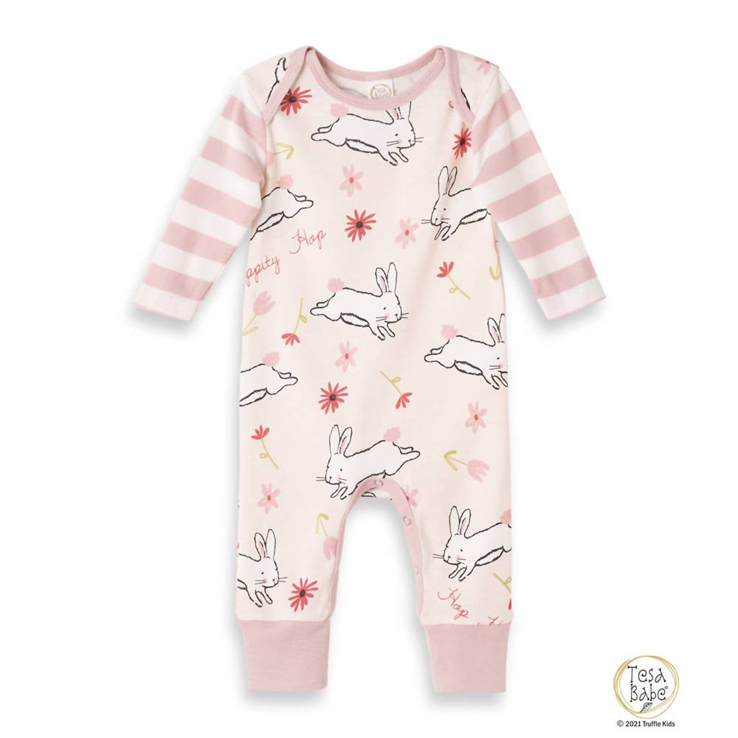 Tesa Babe - "Easter Parade" Romper for Baby Girls