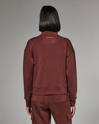 7Diamonds - Rev Crop Quarter Zip Sweatshirt