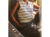 Velvet By Graham & Spencer - Nayla Cotton Cashmere Sweater Vest