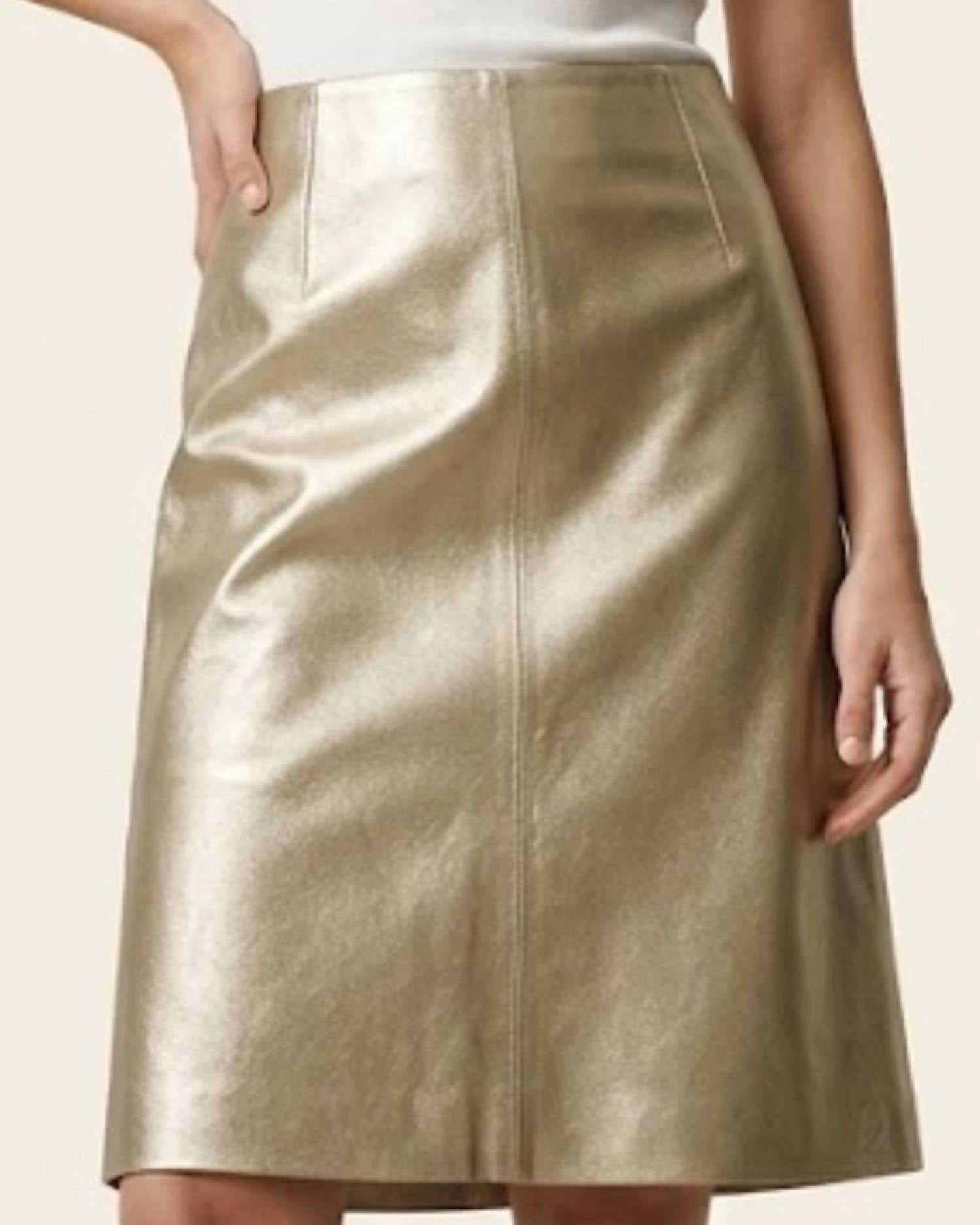 Ecru - Pencil Mini Skirt