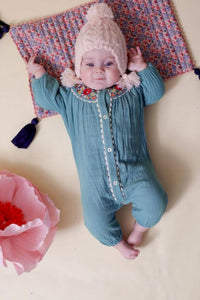 Louise Misha - Kid's Liliane Embroidered Jumpsuit