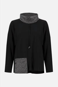 Joseph Ribkoff - Casual Mock Neck Pullover