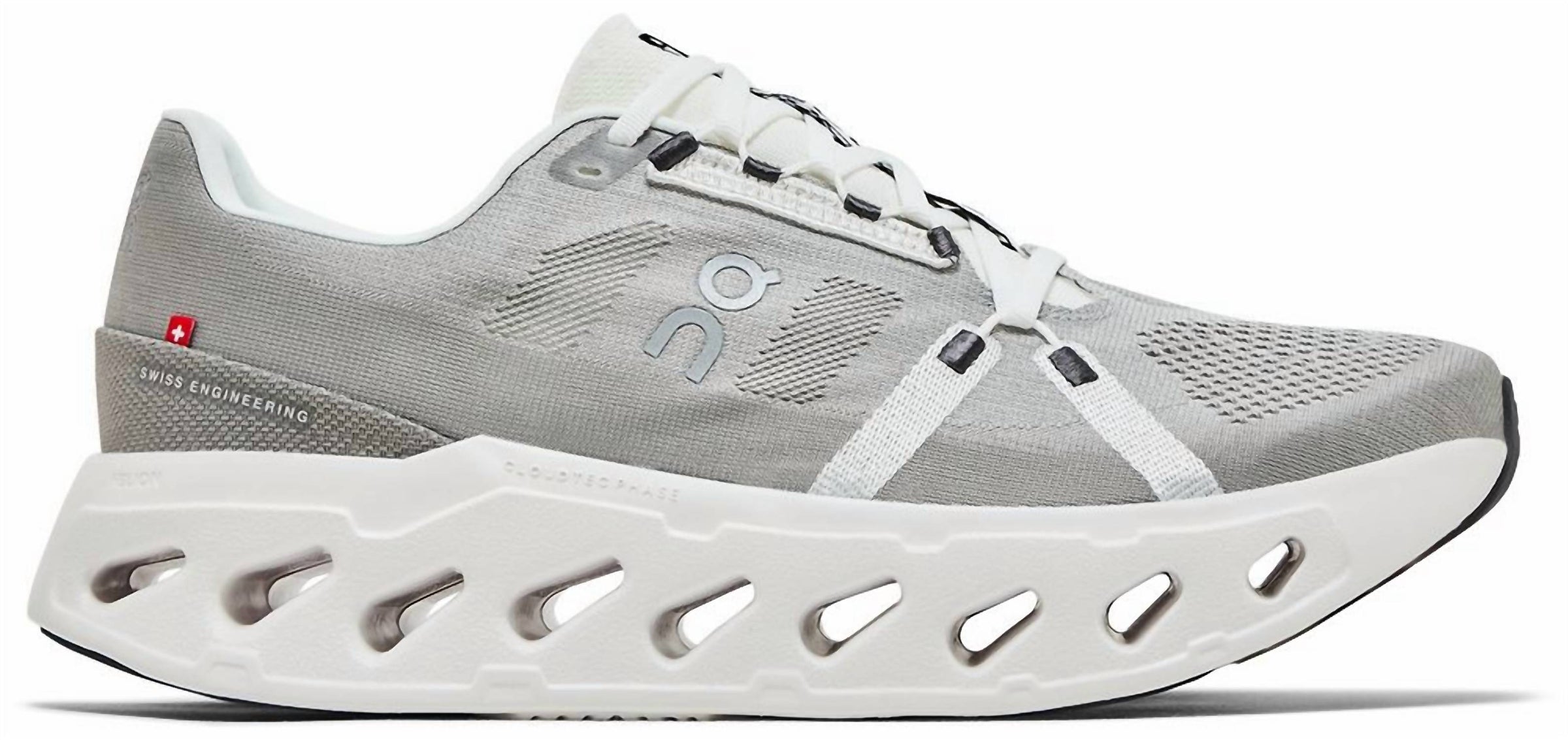 On Men's Cloudeclipse Running Shoes in alloy white 2 - men's shoe
