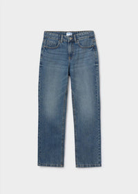 Mayoral - Girl's Relaxed Fit Long Denim Jeans