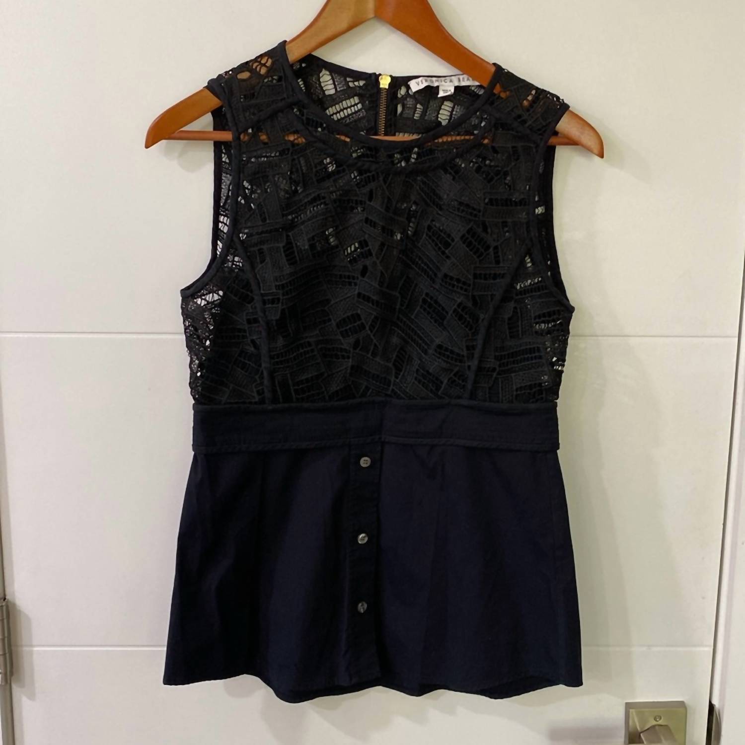 Veronica Beard - Pre-loved Playa Combo Sleeveless Top