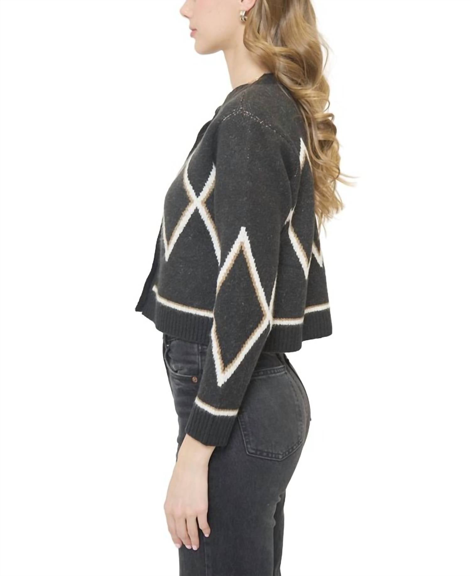 Central Park West - Wyatt Robbie Fair Isle Cardigan