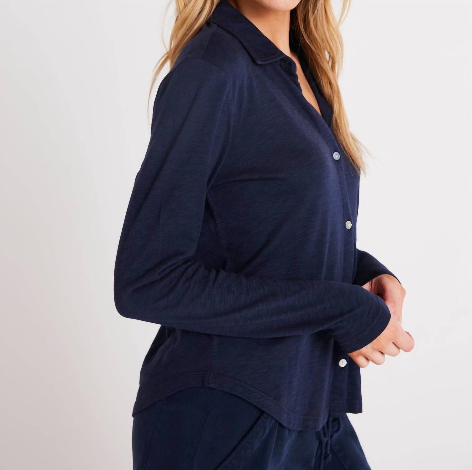 Bella Dahl - Button Up Knit Shirt