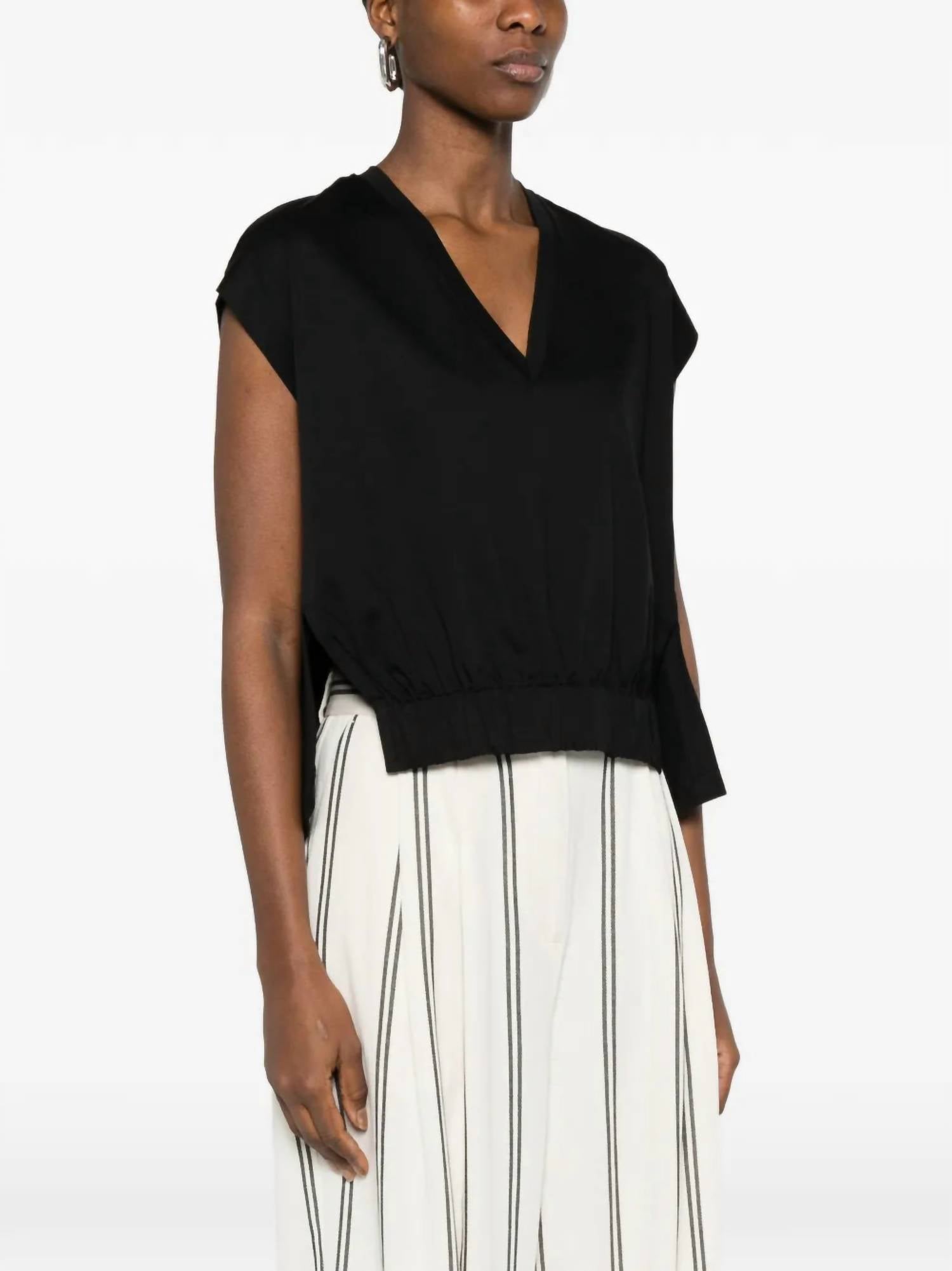 Psophia - Jersey V-neck Top