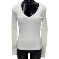 The Kooples - Women's Rib Knit V-neck Sweater