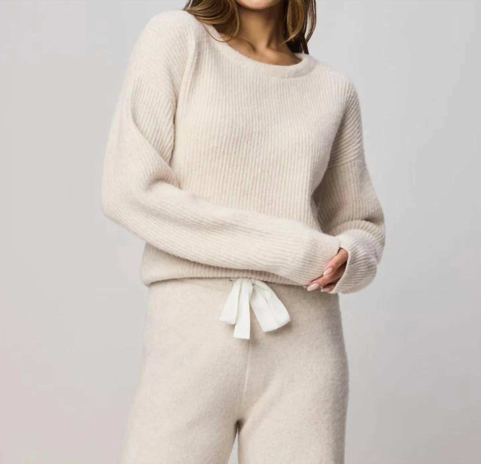 Splendid - Stassi Satin Tie Sweater