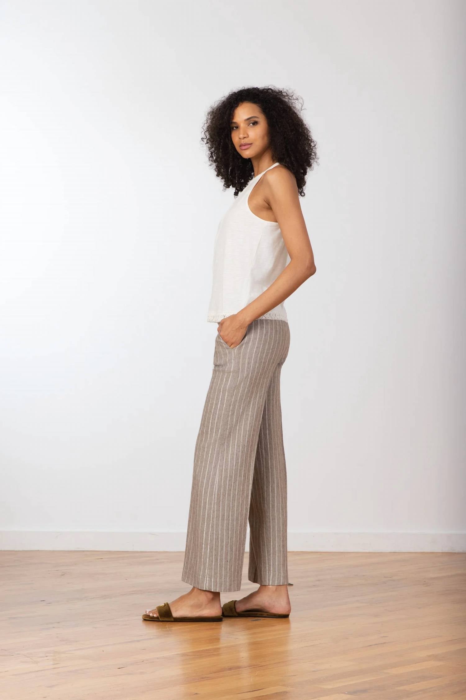 Avenue Montaigne - Grace Linen Pant