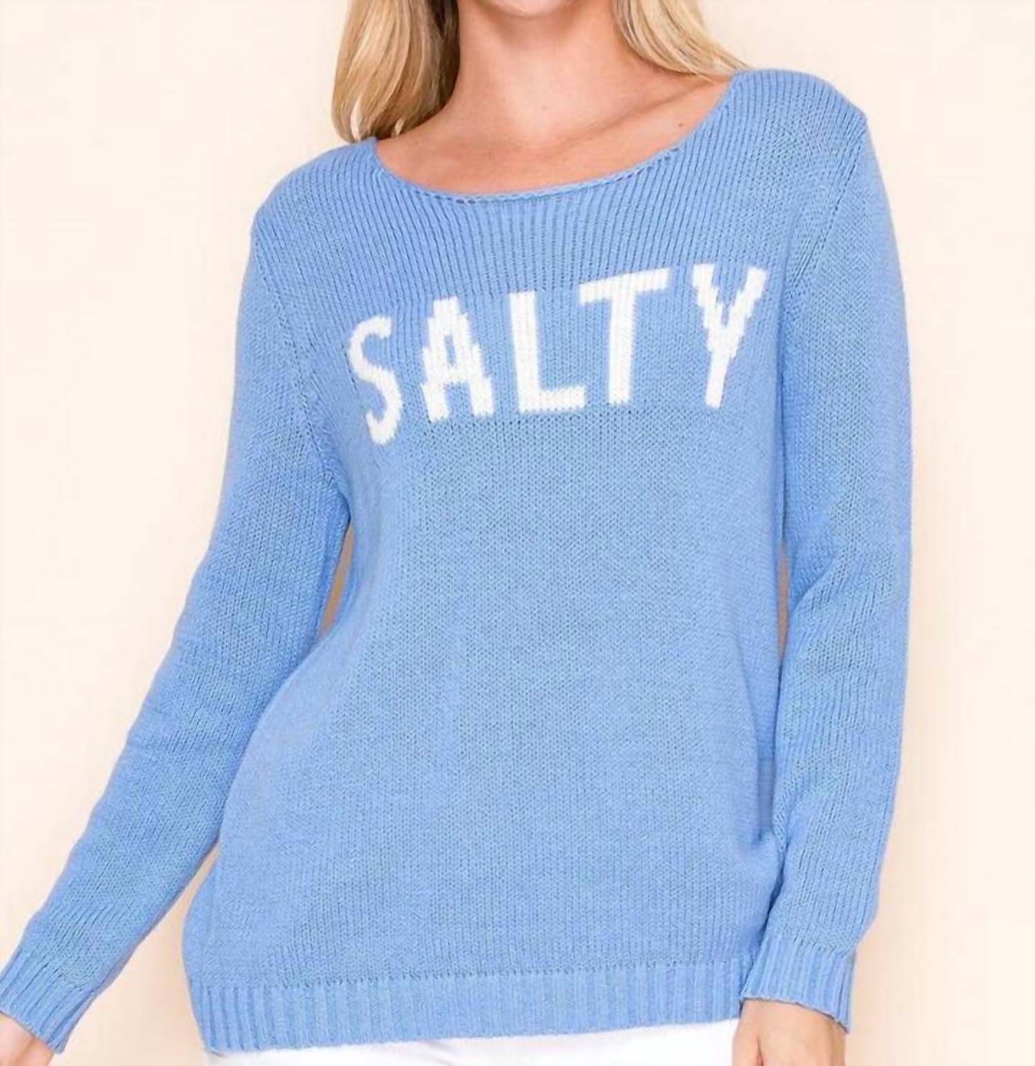 Ashley'S Clothing Design - Women's Salty Graphic Sweater
