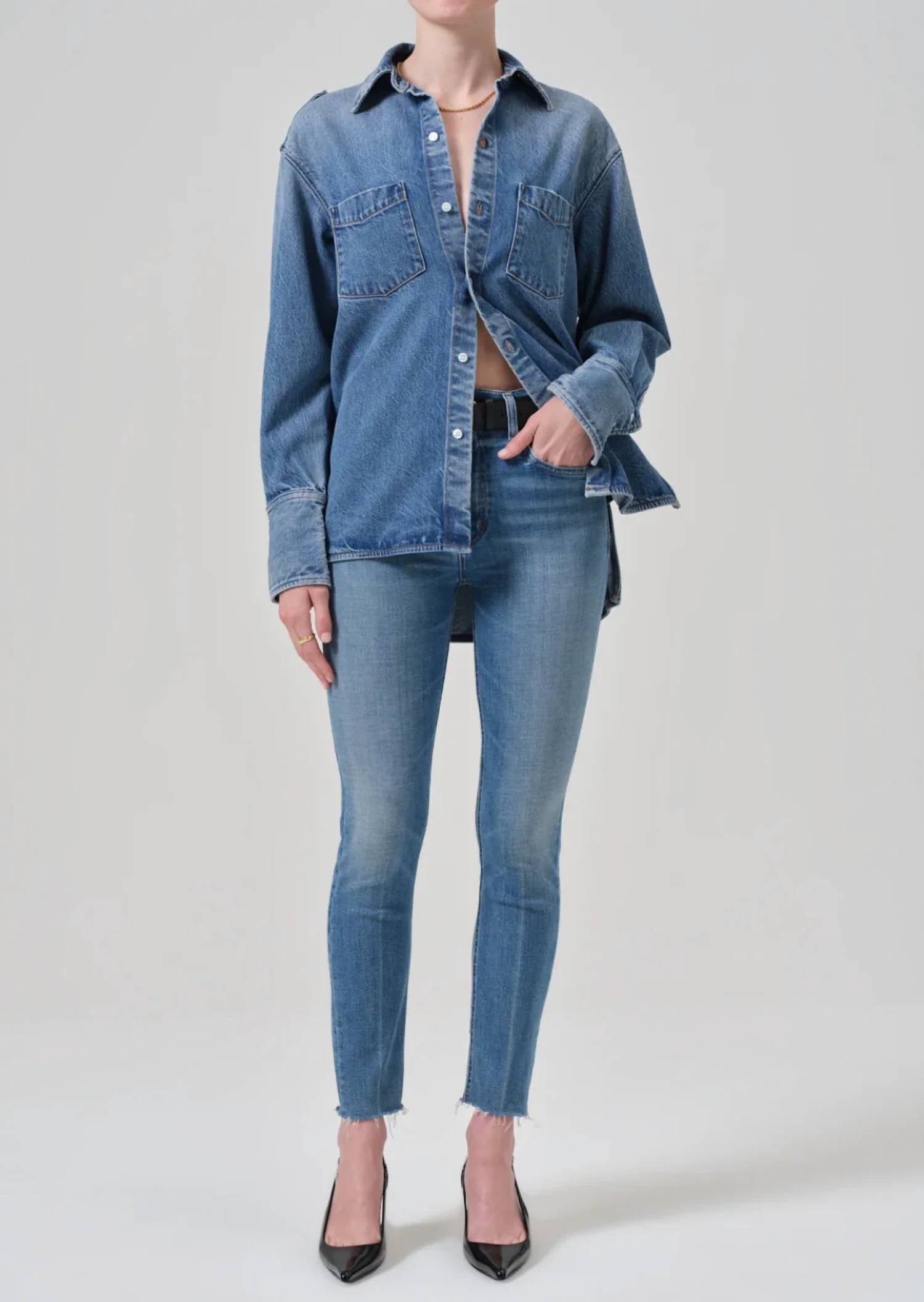 Citizens Of Humanity - Isola Straight Crop Jeans