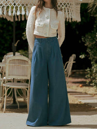 Mable - Wide Leg Denim Pants