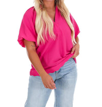 Umgee - Women's Easy Daydream Textured Top