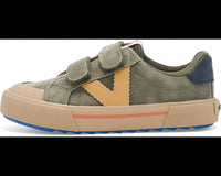 Victoria - Kid's Tribu Wide Fit Split Leather & Contrast Sneakers