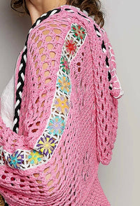 Pol - Crochet Zip-up Cardigan Hoodie