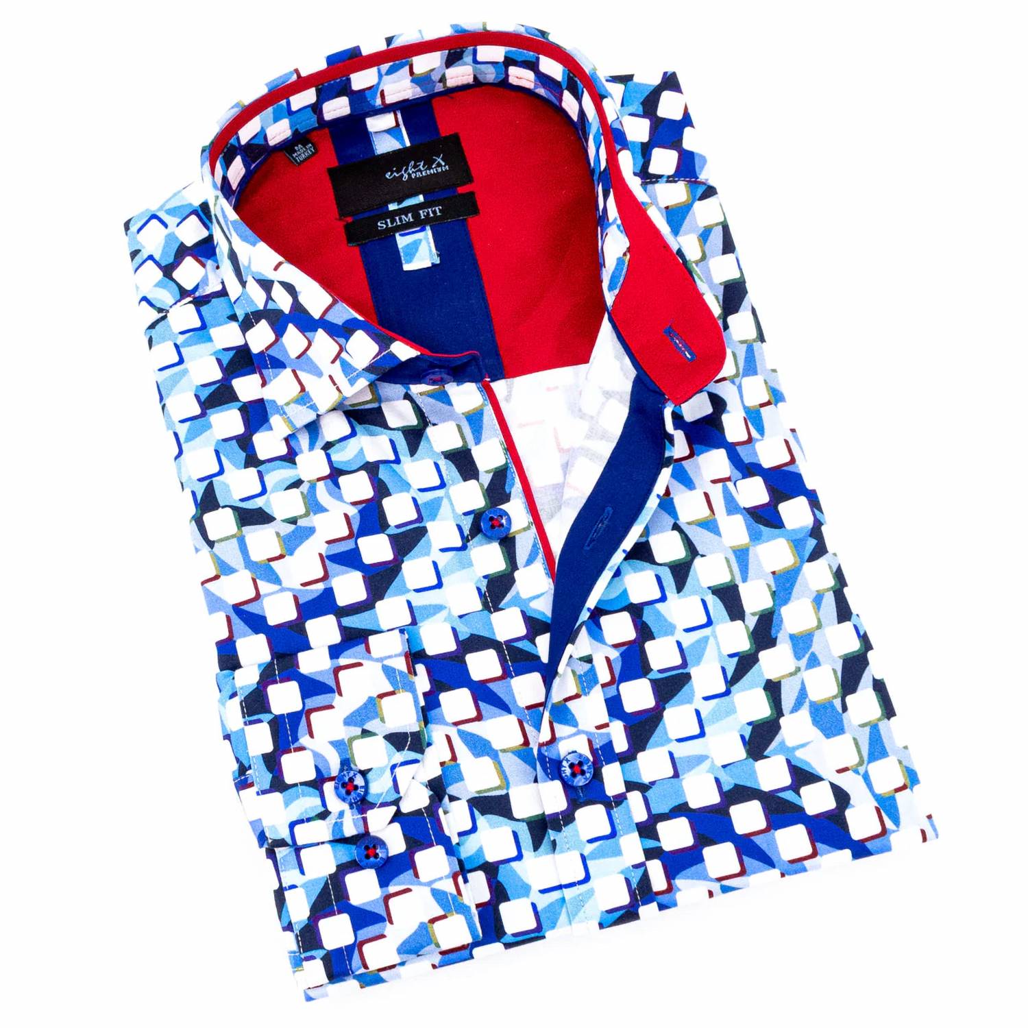 Eight X - Tile Tab Button Down Shirt