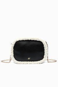 Like Dreams - Women's Holly Sherpa Vegan Leather Crossbody Bag