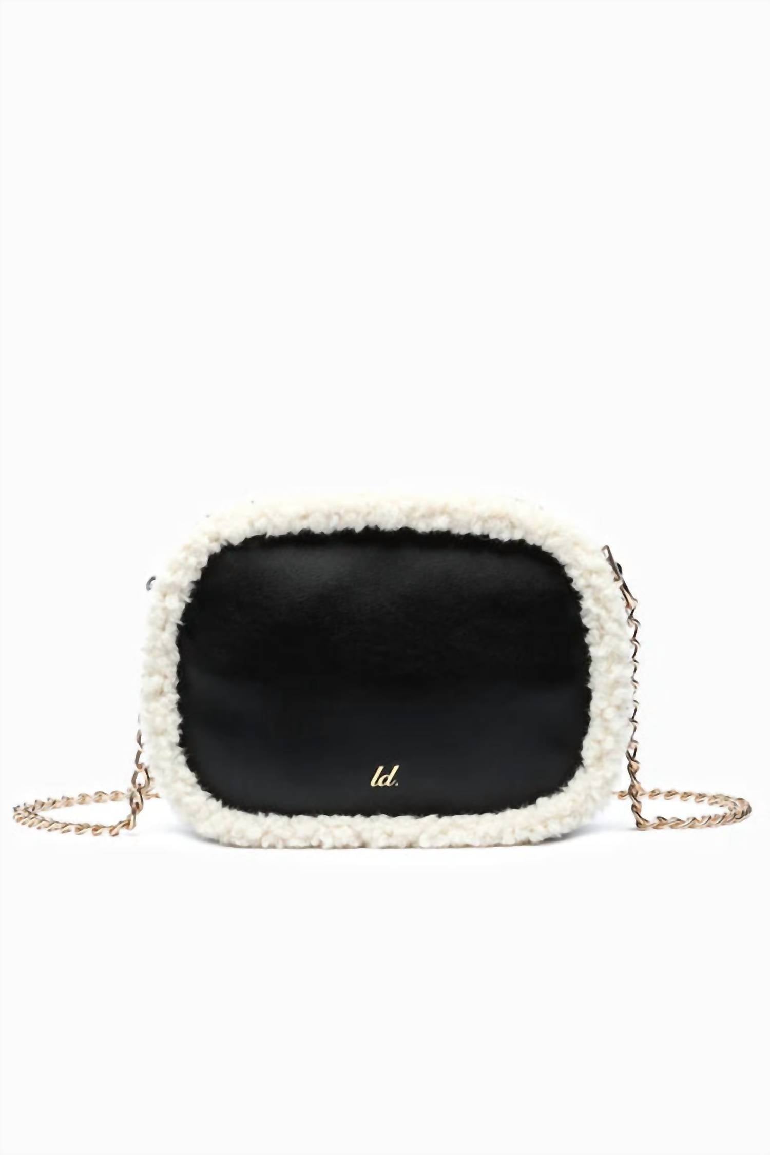 Like Dreams - Women's Holly Sherpa Vegan Leather Crossbody Bag