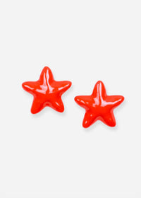 Julietta Women's Stellar Earrings in red - women's jewelry