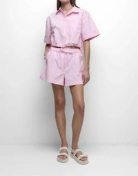 Simkhai - Ryett Short Sleeve Crop Top