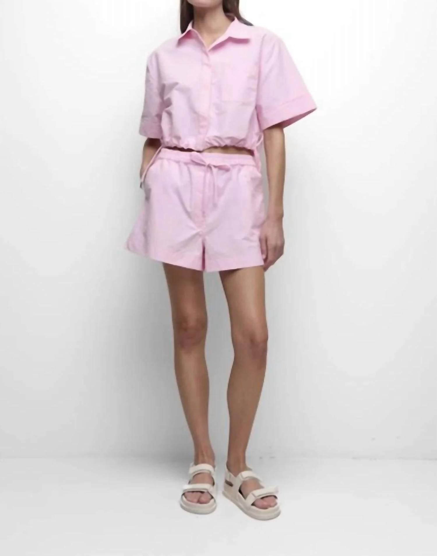 Simkhai - Ryett Short Sleeve Crop Top