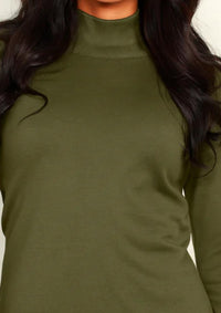 Angel Apparel - Long Sleeve Mock Neck Top