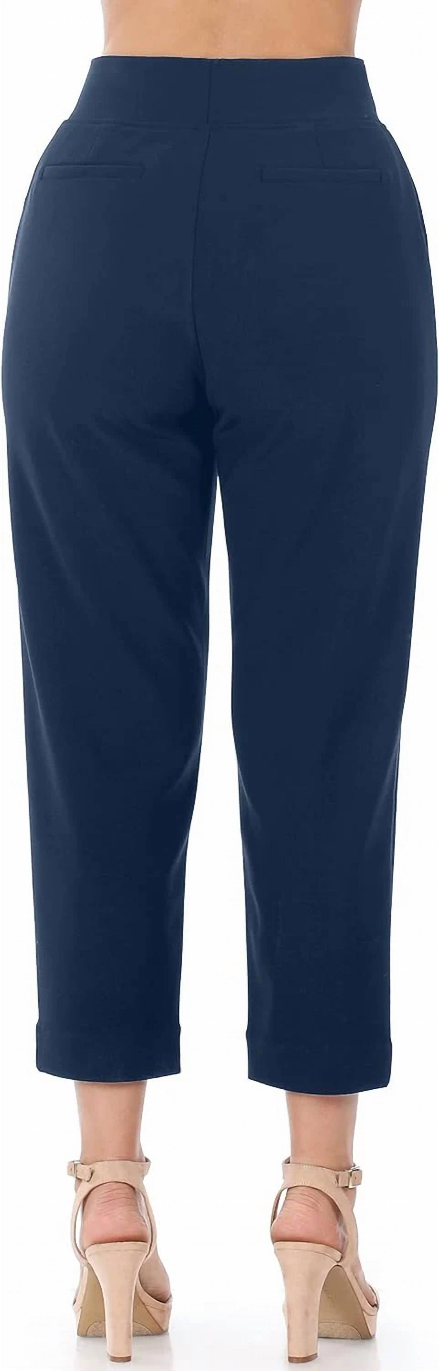Zenana - Classic Pull On Ankle Pants