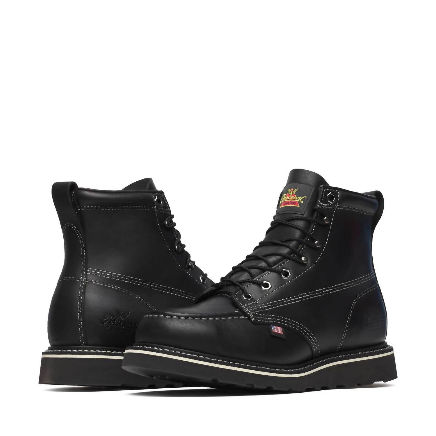 Thorogood - Men's Midnight 6" American Heritage Moc Toe Wedge Sole Boot