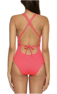 Becca By Rebecca Virtue - Women's Color Code Cut-out One-piece Swimsuit